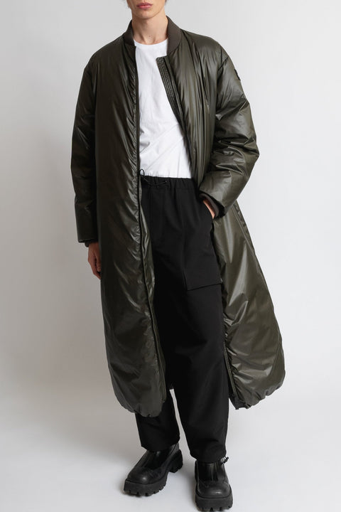 COAT IN NYLON WAXED