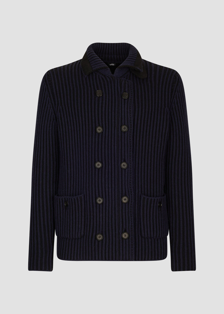 knitdouble breasted cardigan