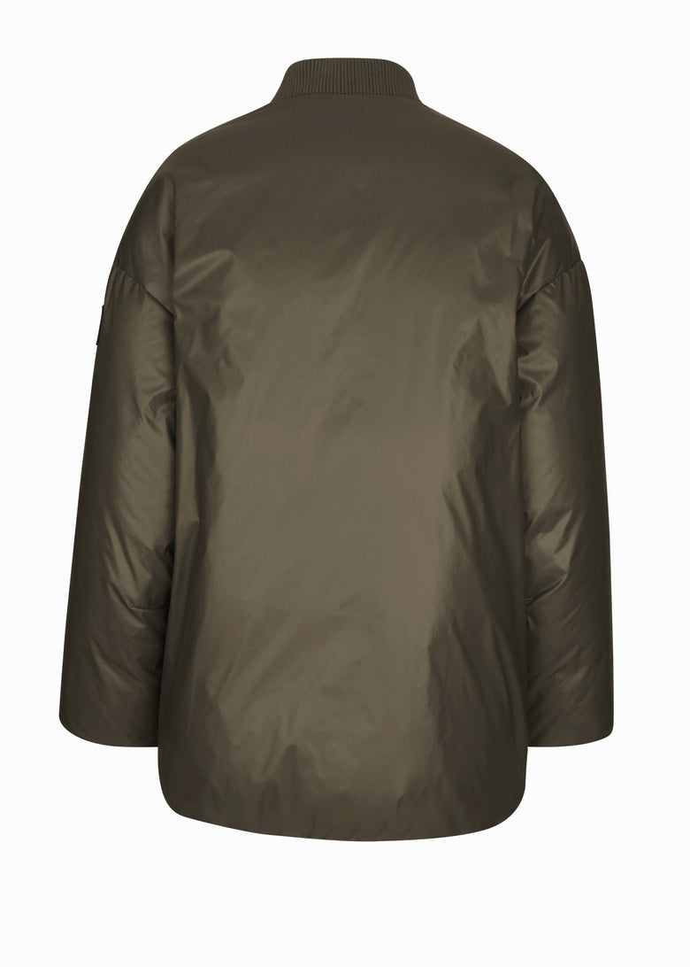 BOMBER IN NYLON WAXED