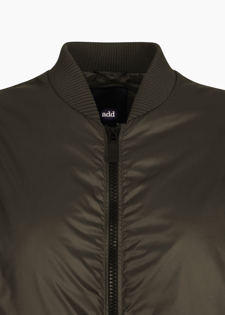 BOMBER IN NYLON WAXED