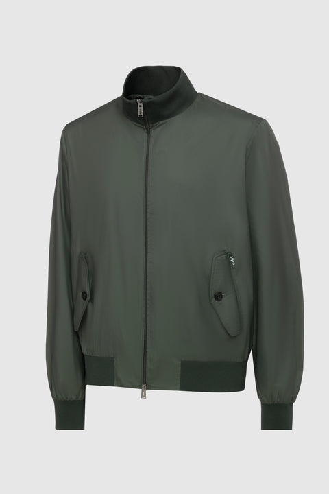 LIGHTWEIGHT BOMBER JACKET WITH KNITTED DETAILS