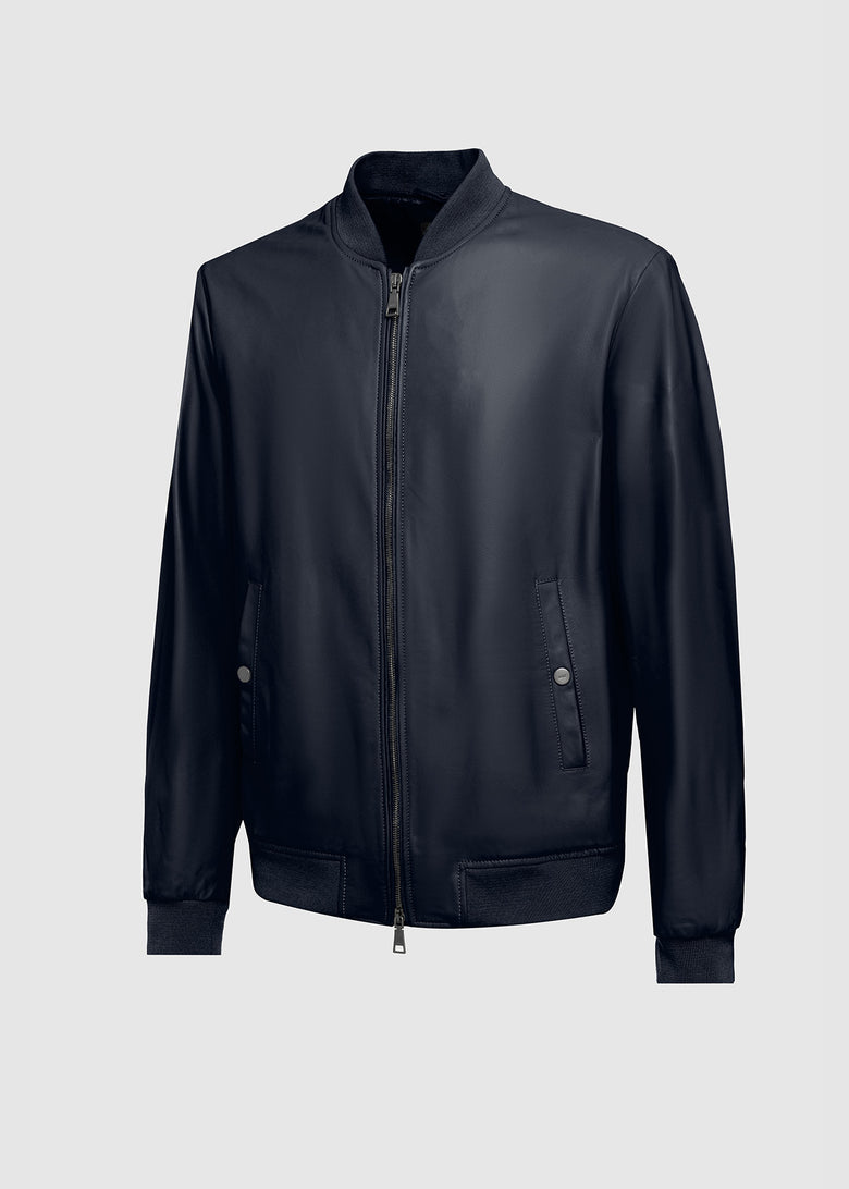 leather bomber