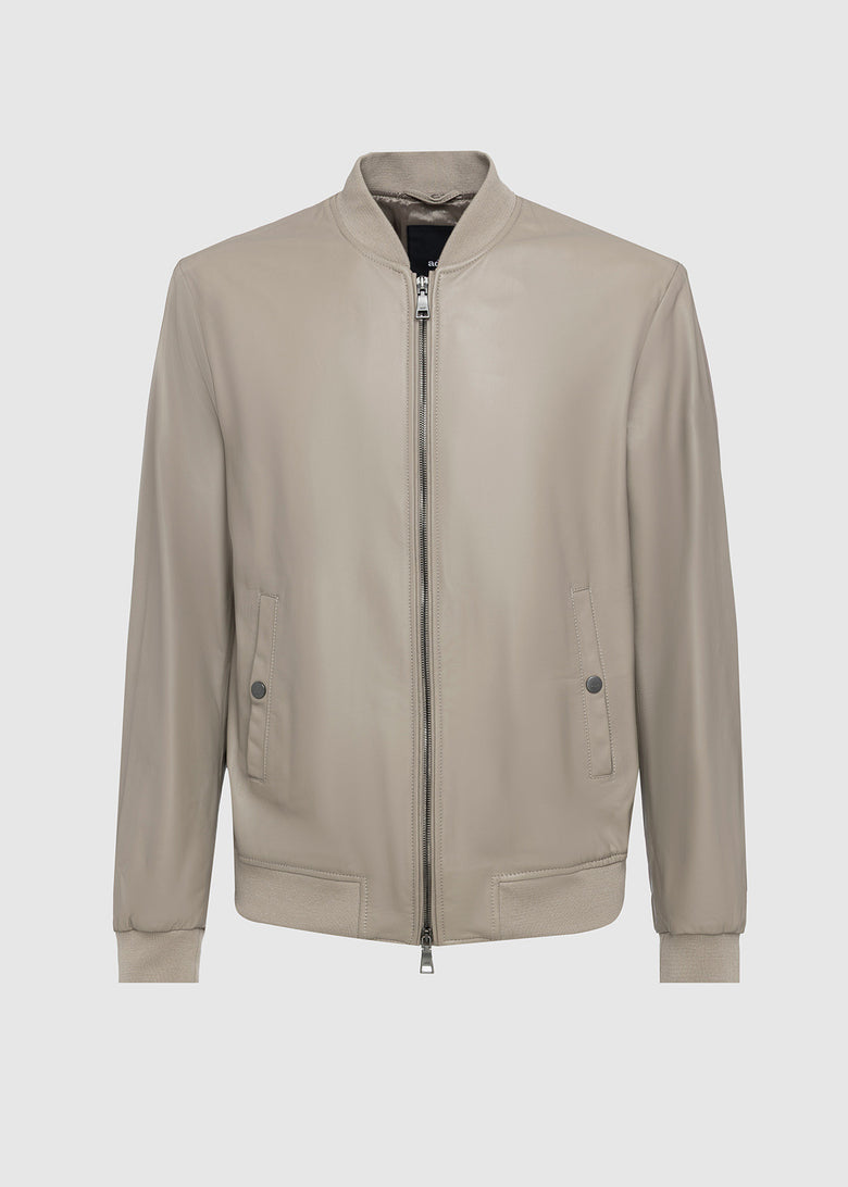 leather bomber