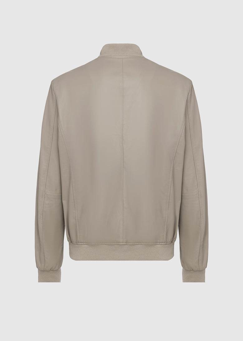 leather bomber