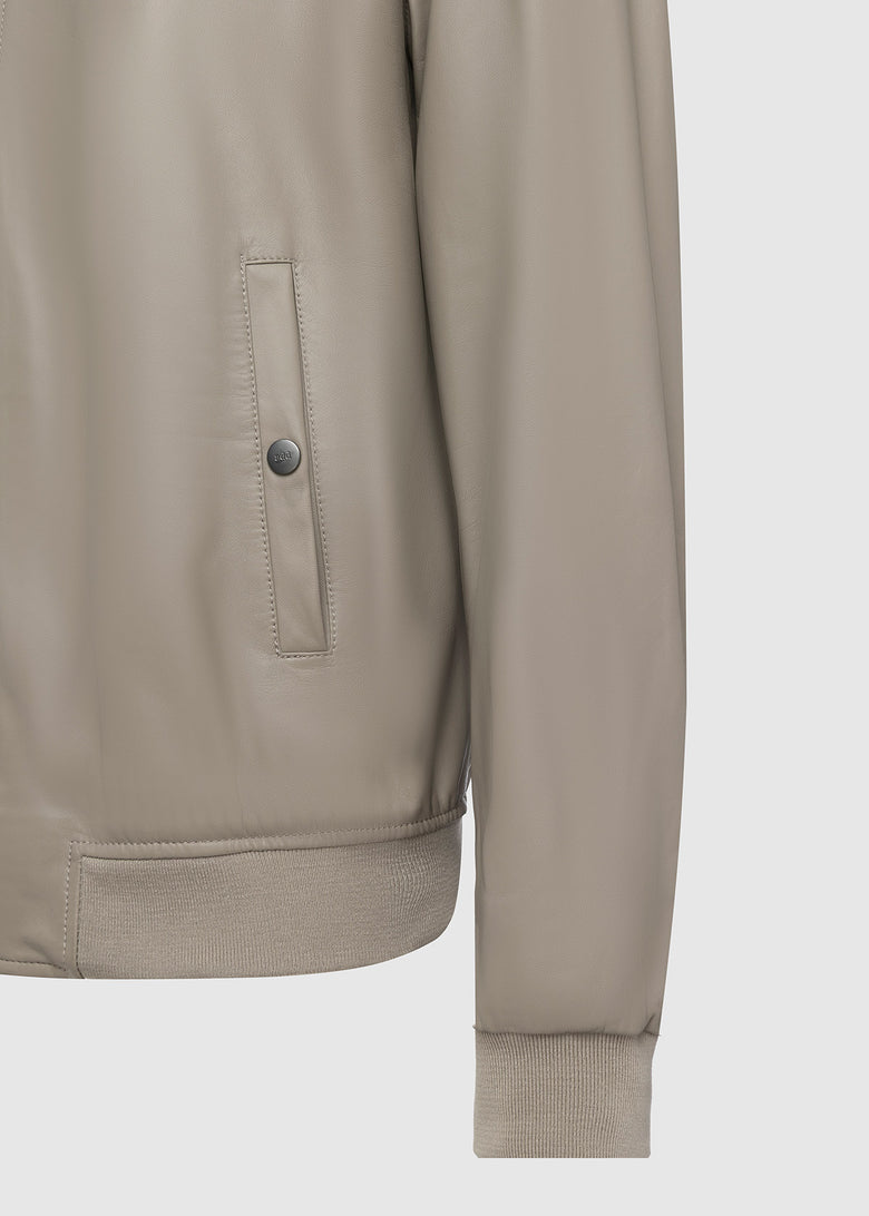 leather bomber