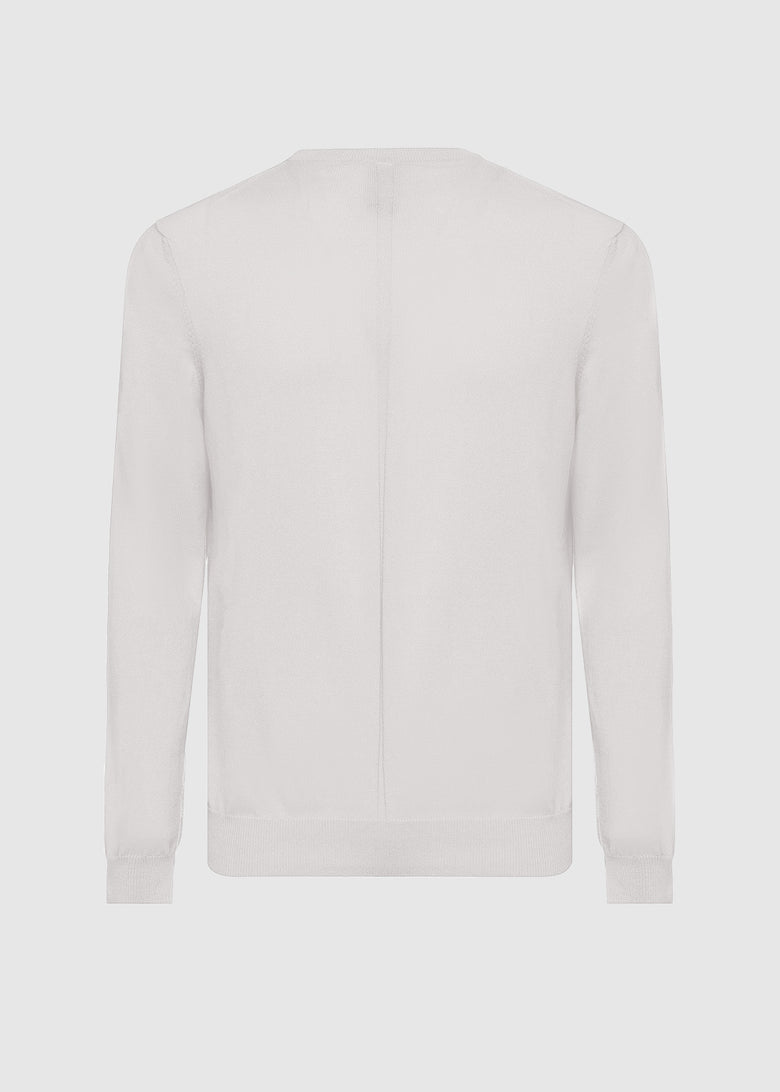 CREW NECK COTTON SWEATER