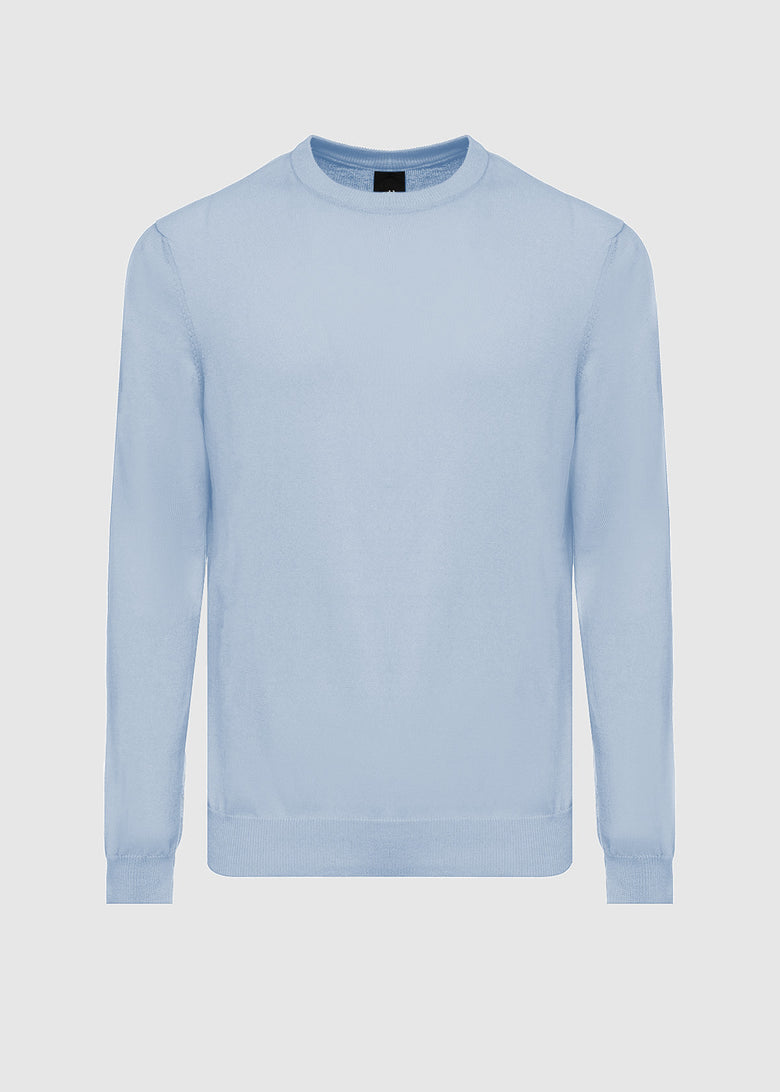 MAGLIA GIROCOLLO IN COTONE