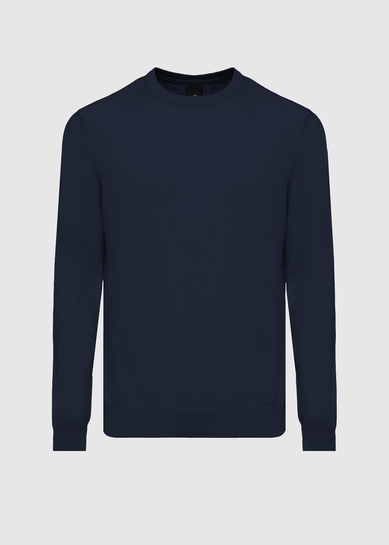 MAGLIA GIROCOLLO IN COTONE