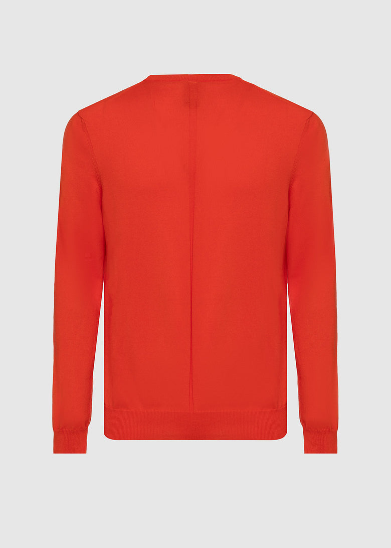 crew neck cotton sweater