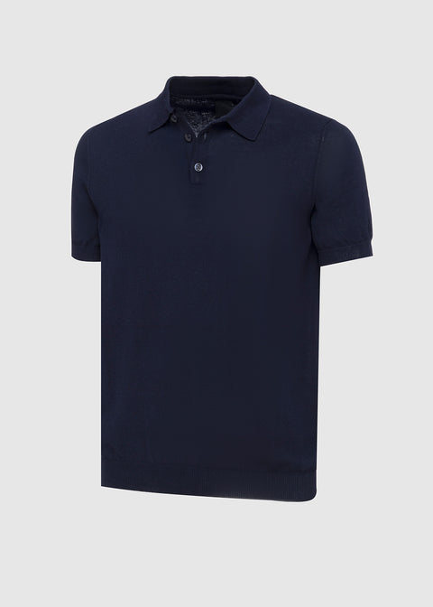 LIGHTWEIGHT KNITTED POLO