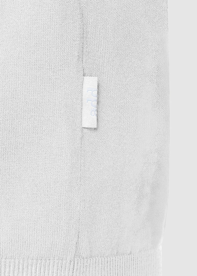 long sleeve polo shirt in lightweight knitted