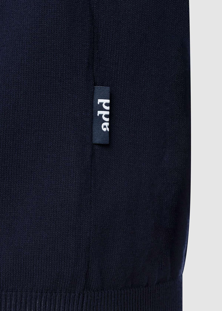 long sleeve polo shirt in lightweight knitted