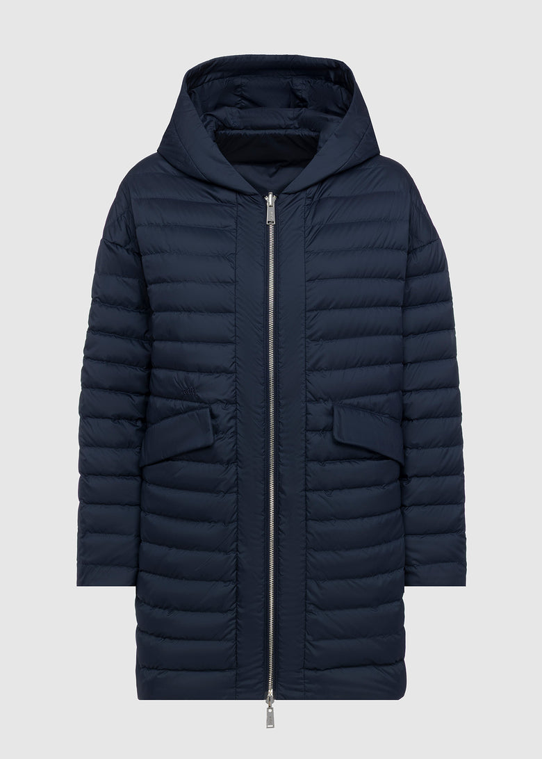 padded coat reversible