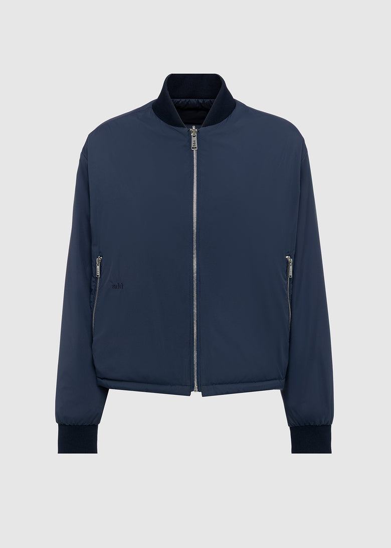 down bomber jacket reversible