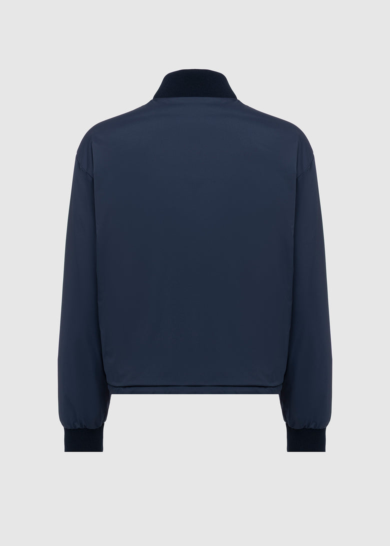 down bomber jacket reversible