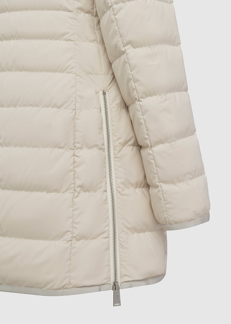 hooded down jacket
