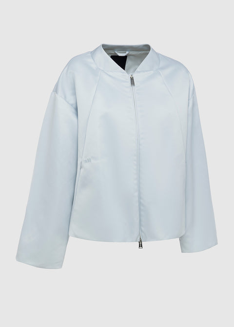 BOMBER IN DOUBLE SATIN