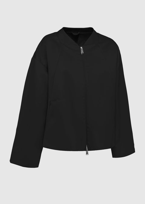 BOMBER IN DOUBLE SATIN