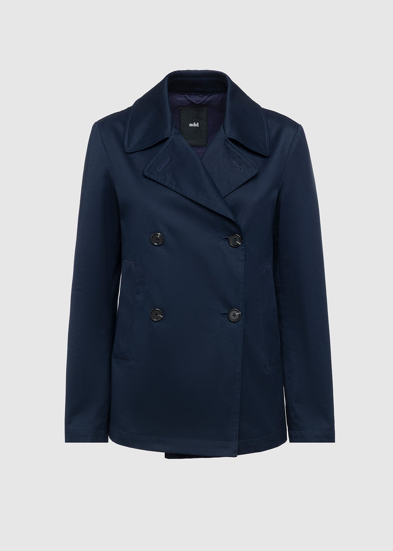 cotton peacoat
