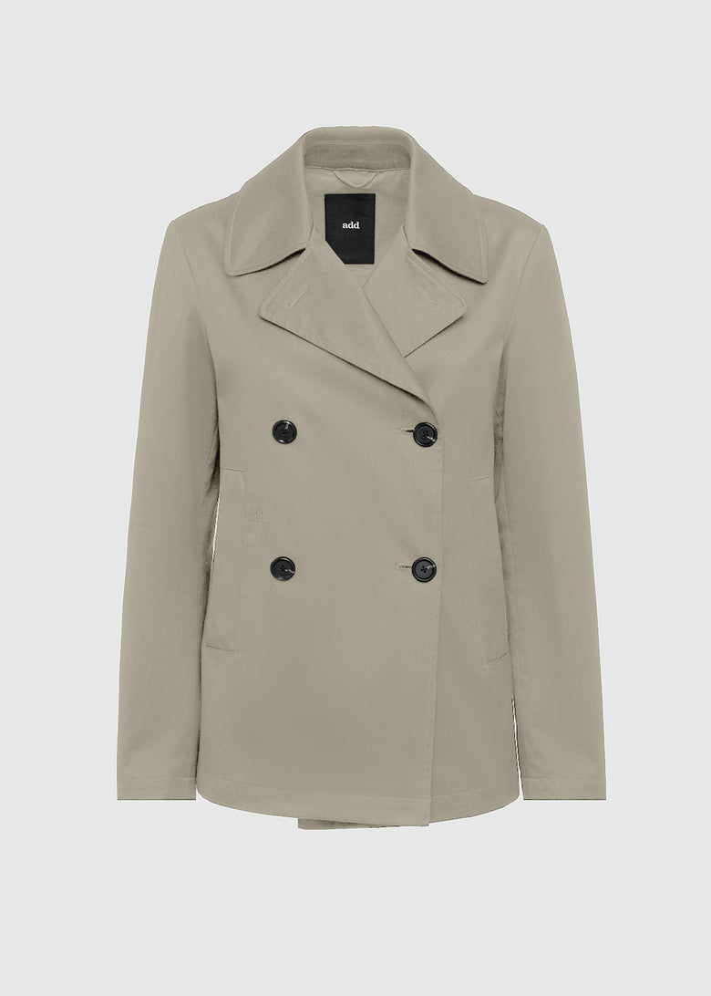cotton peacoat