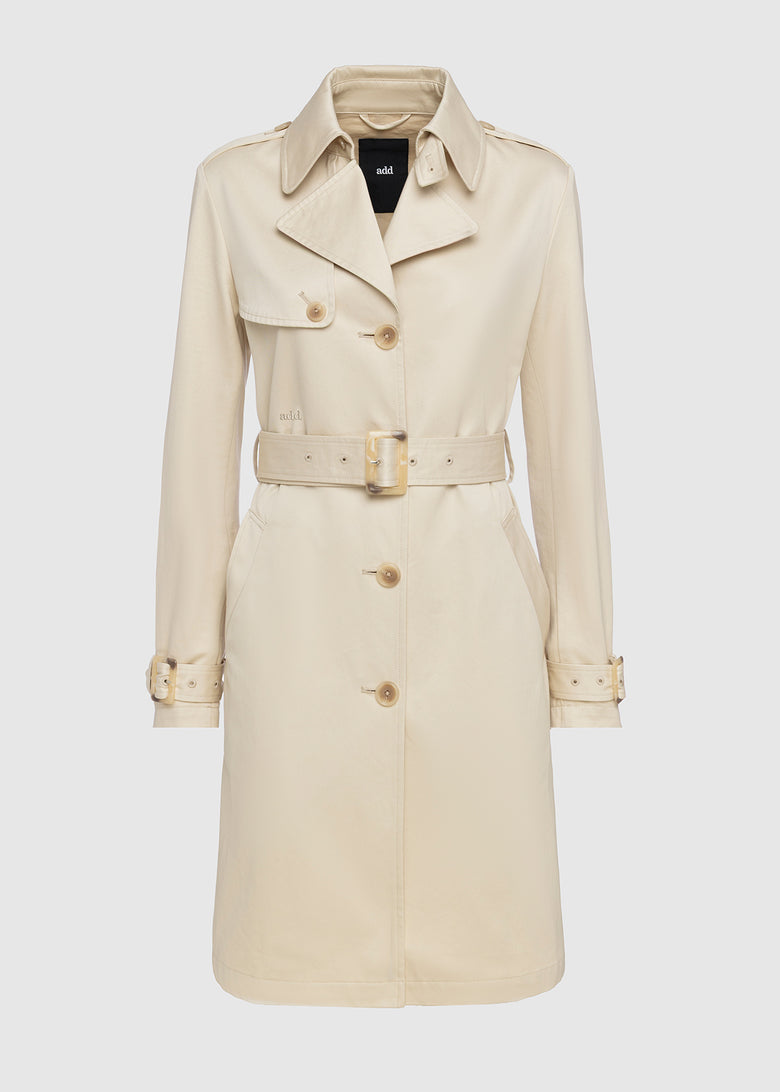 single breasted trench coat