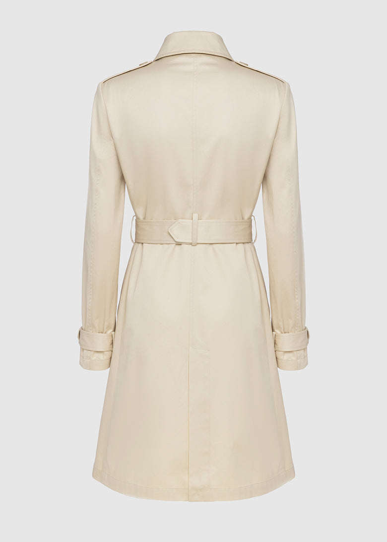 single breasted trench coat