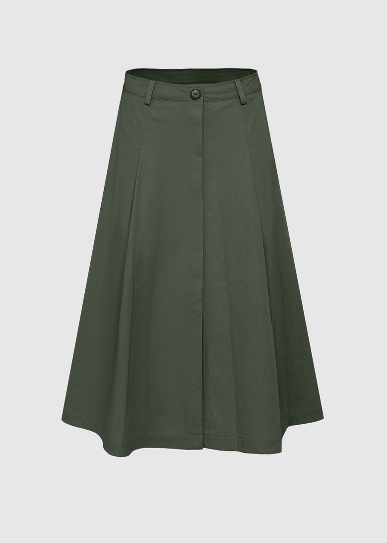 midi wide skirt