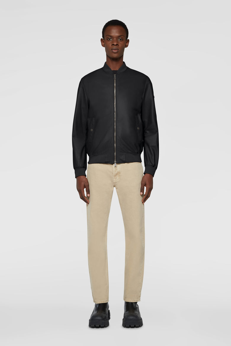 leather bomber