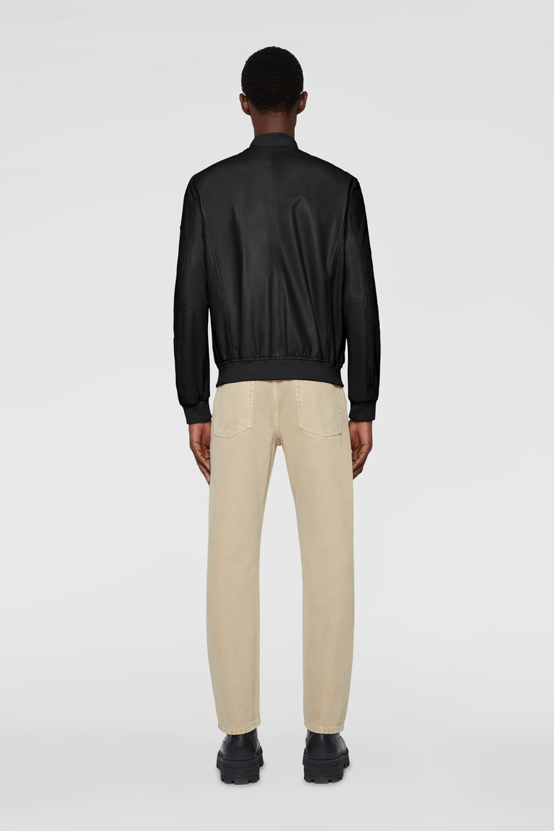 leather bomber