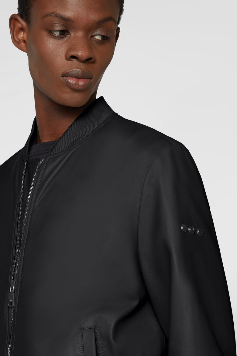 leather bomber