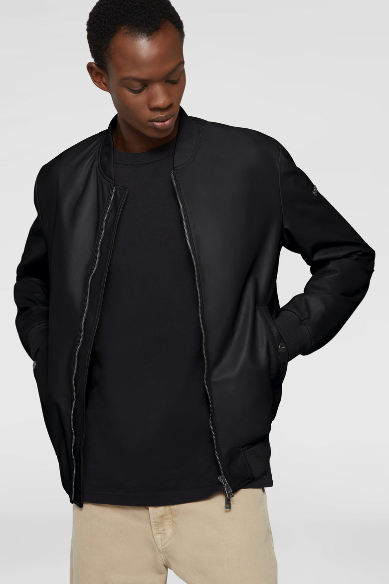 leather bomber