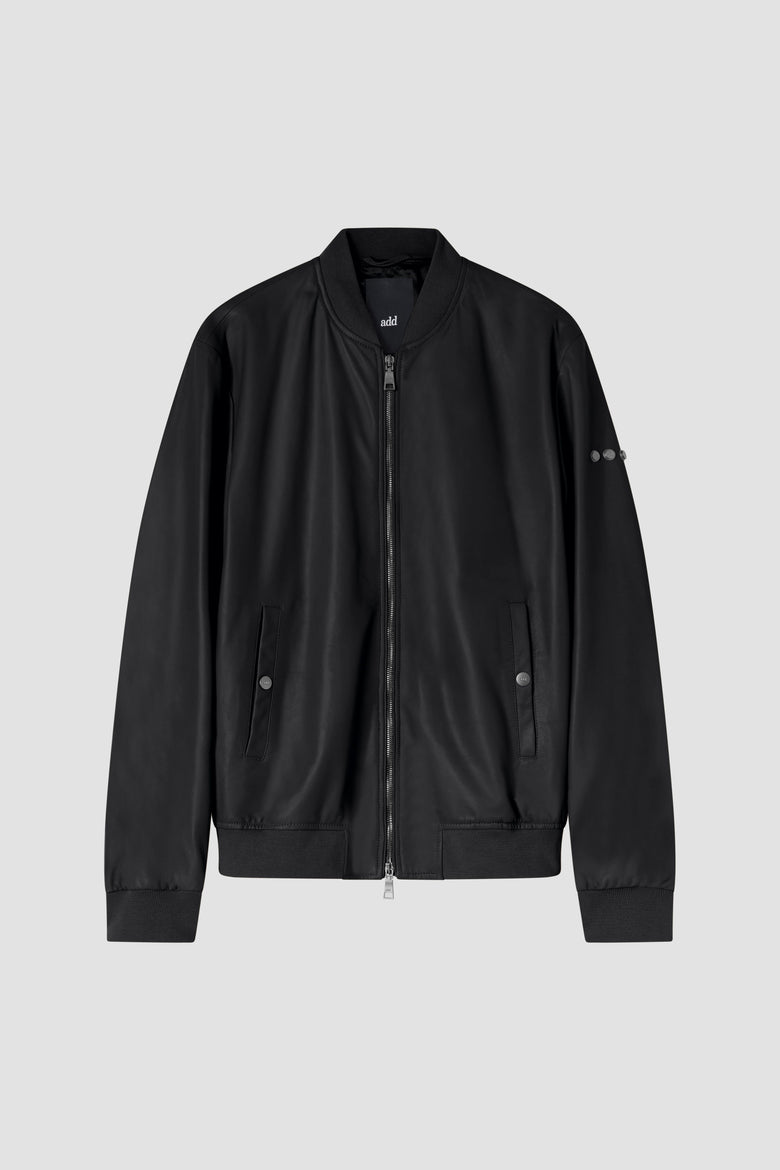 leather bomber