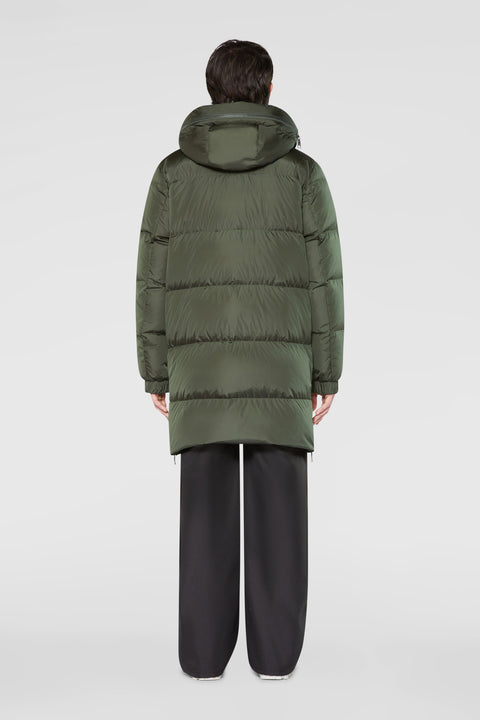 Parka in piuma con cappuccio add