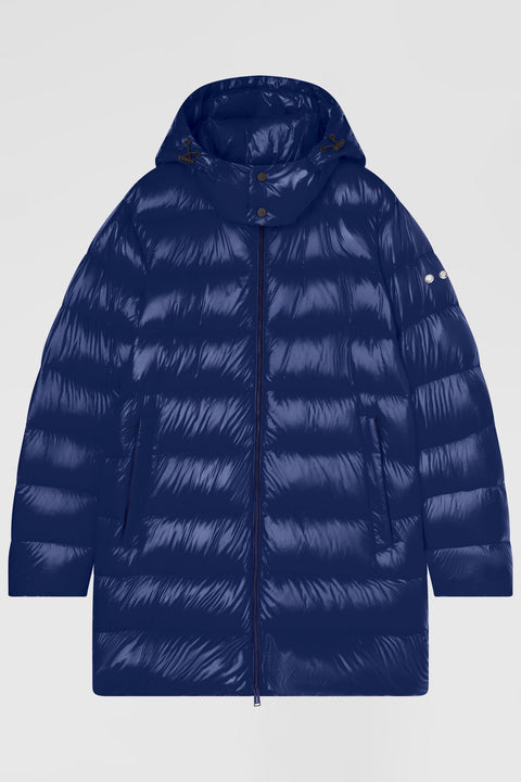 Down padded coat with detachable hood