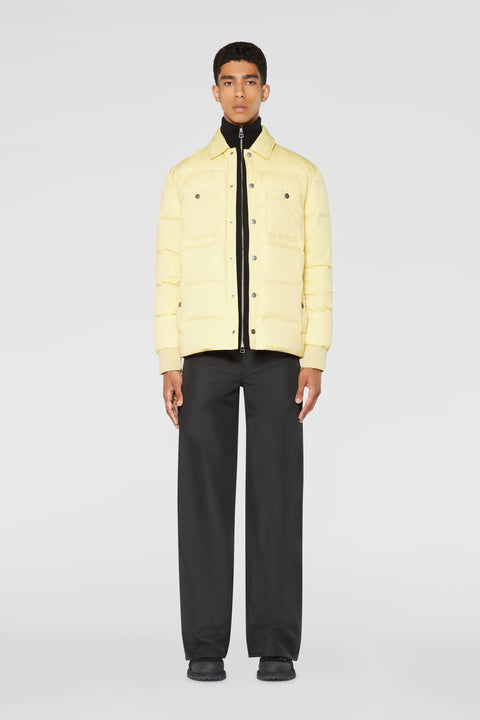 Shirt jacket in nylon stretch