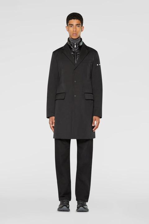 Twin jacket: raincoat with inner down jacket