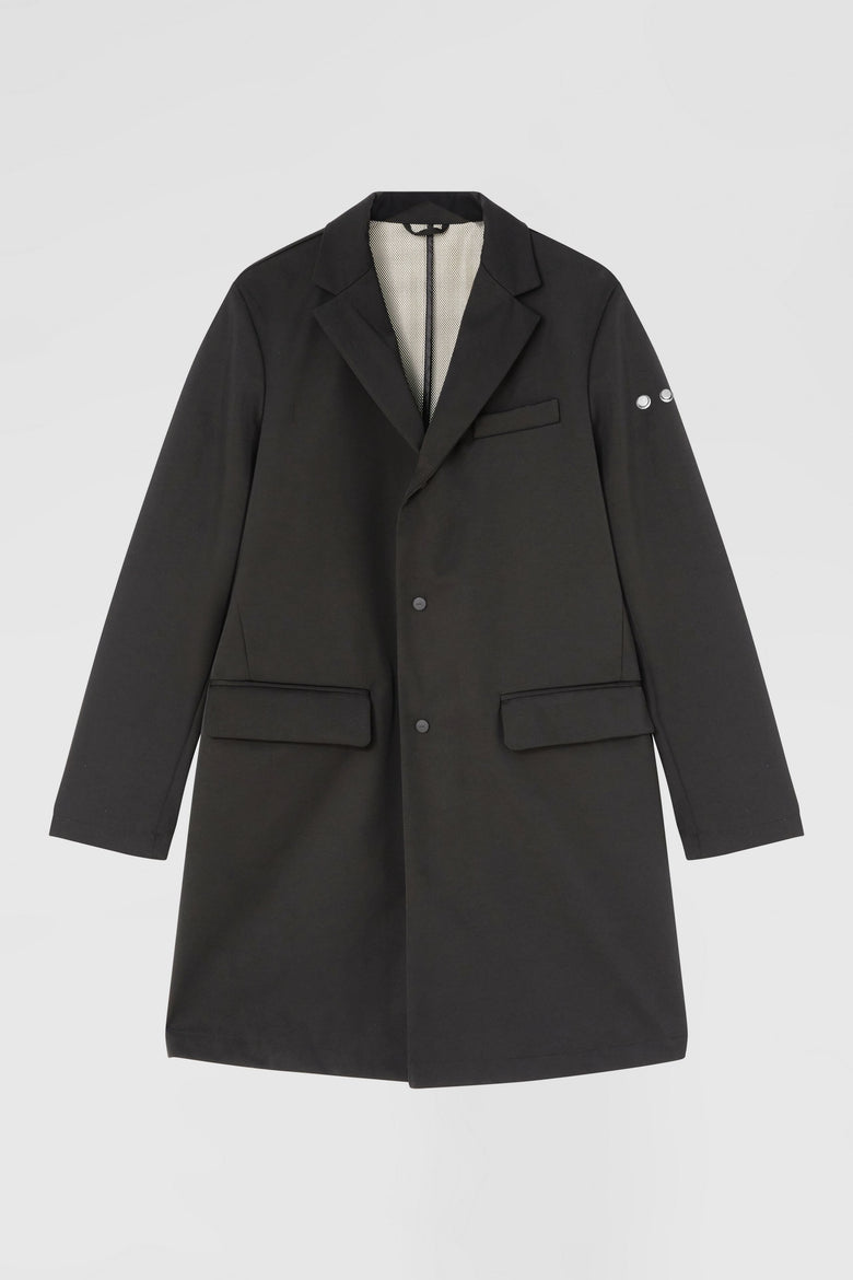 Twin jacket: raincoat with inner down jacket