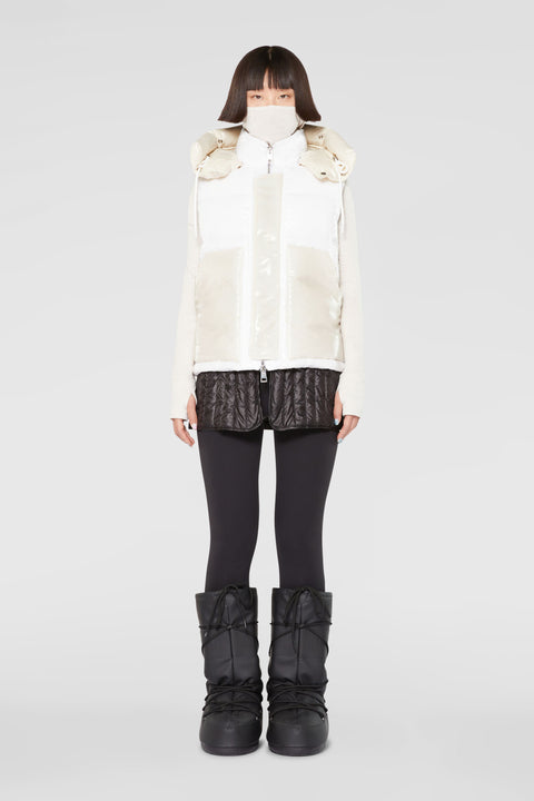 Down Vest Detachable Hood