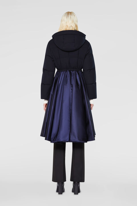 Padded parka with detachable hood