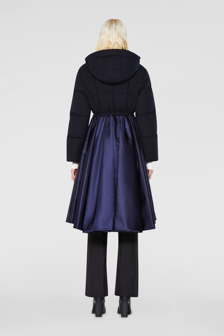 Padded parka with detachable hood