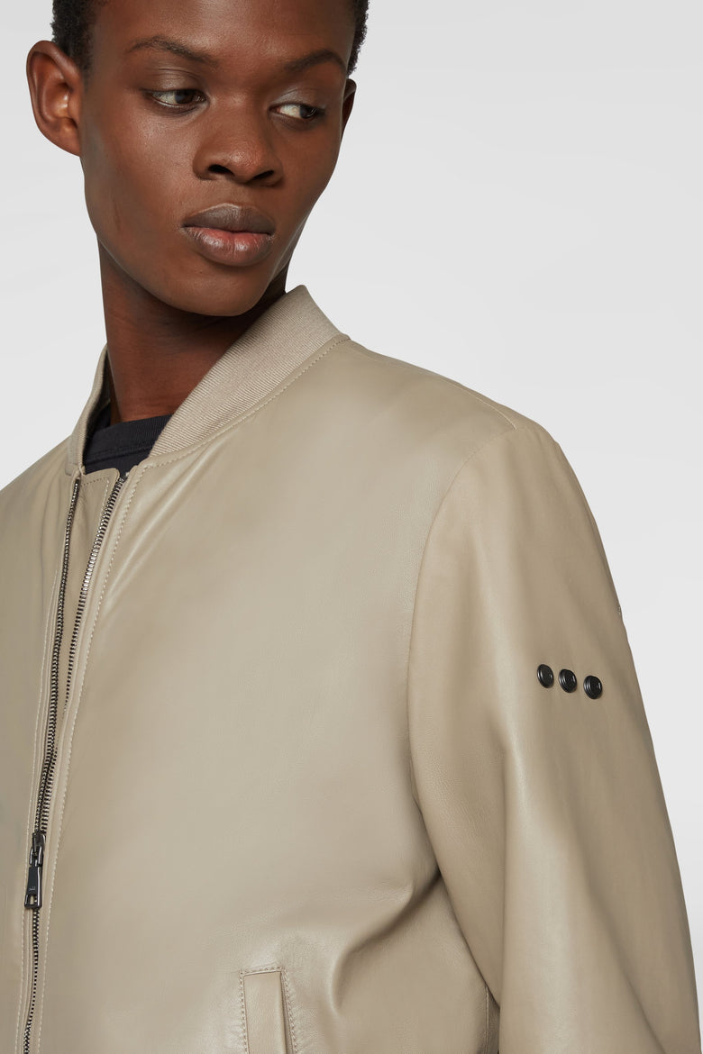 leather bomber