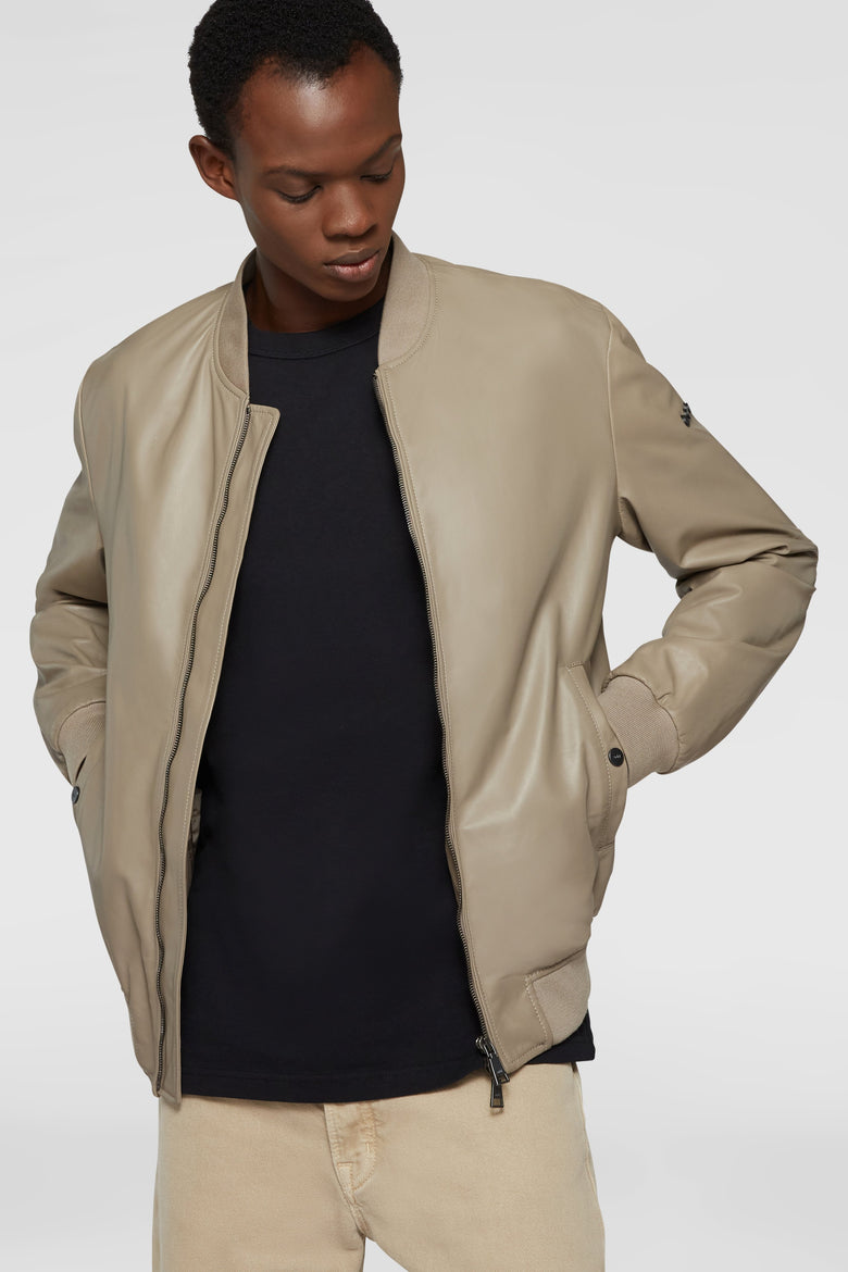 leather bomber