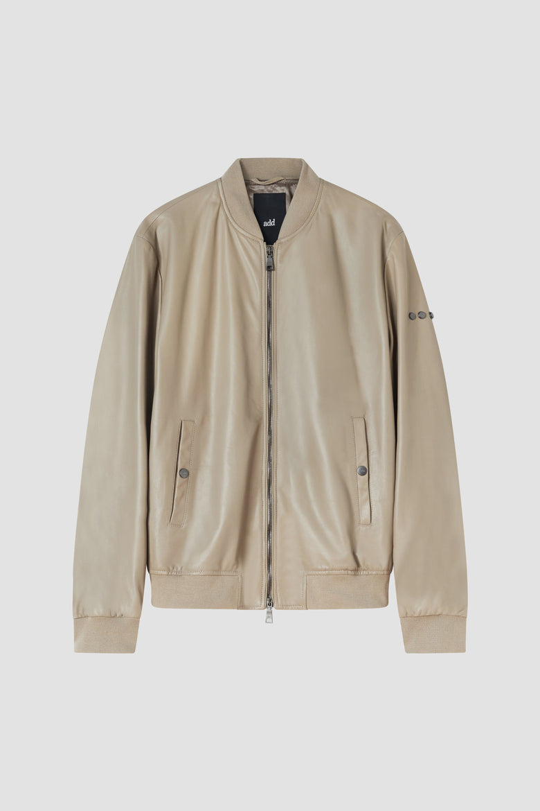leather bomber
