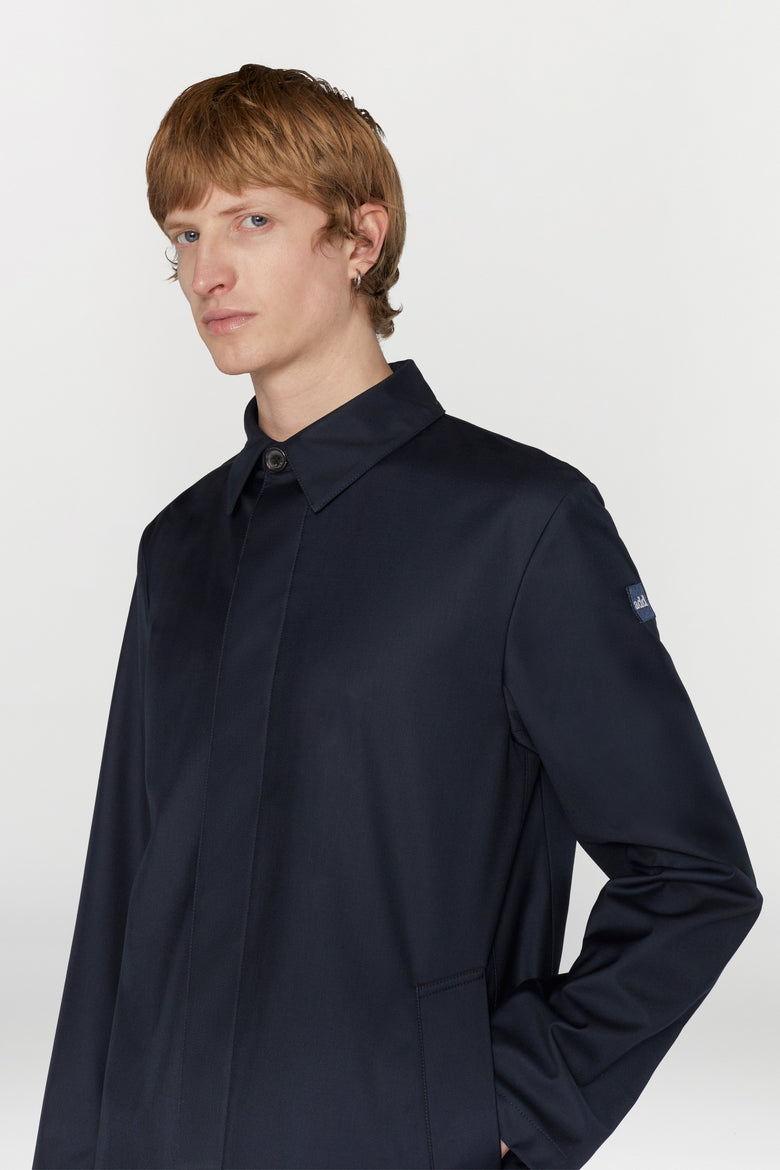 Carcoat in three-layer waterproof technical fabric
