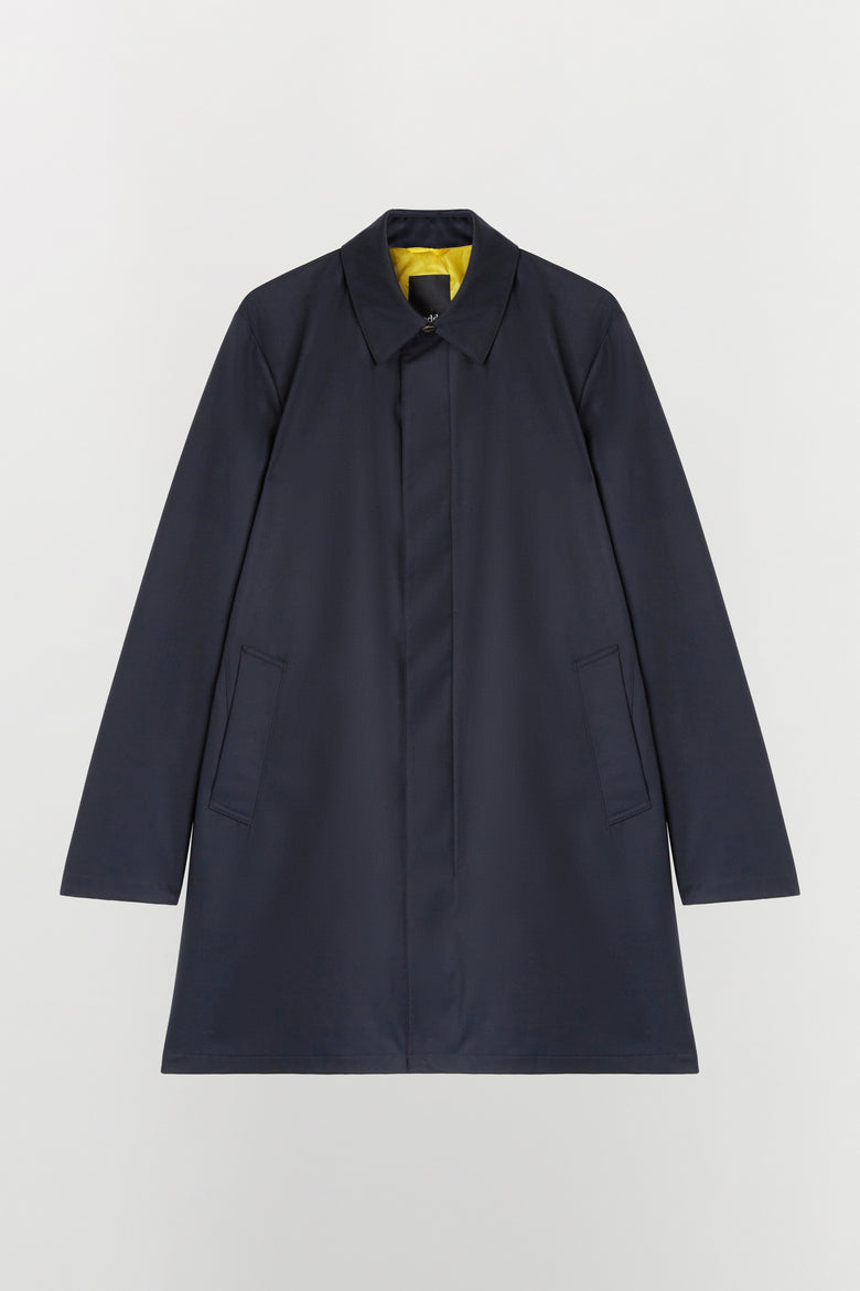 Carcoat in three-layer waterproof technical fabric