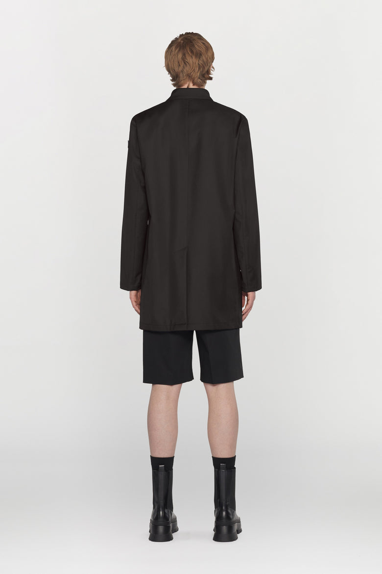 Carcoat in three-layer waterproof technical fabric