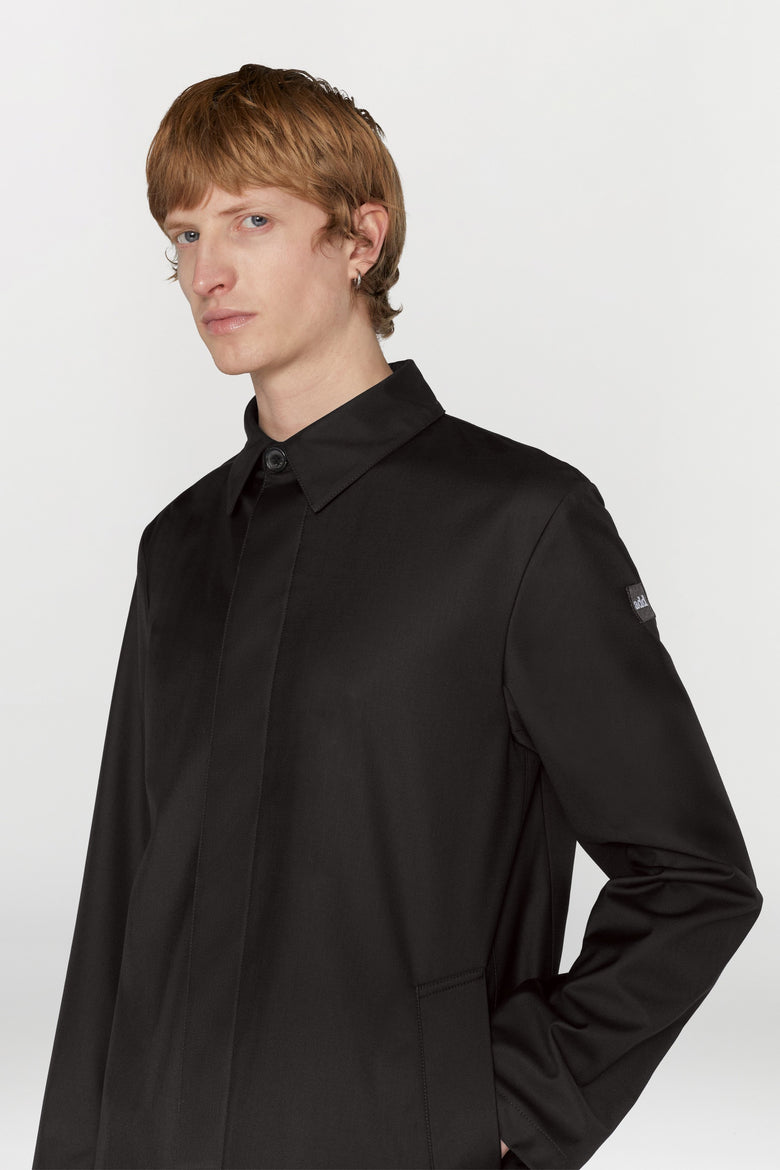 Carcoat in three-layer waterproof technical fabric