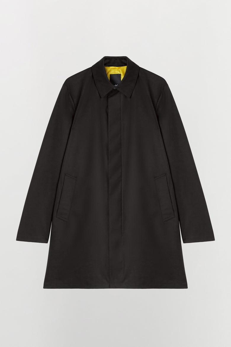 Carcoat in three-layer waterproof technical fabric