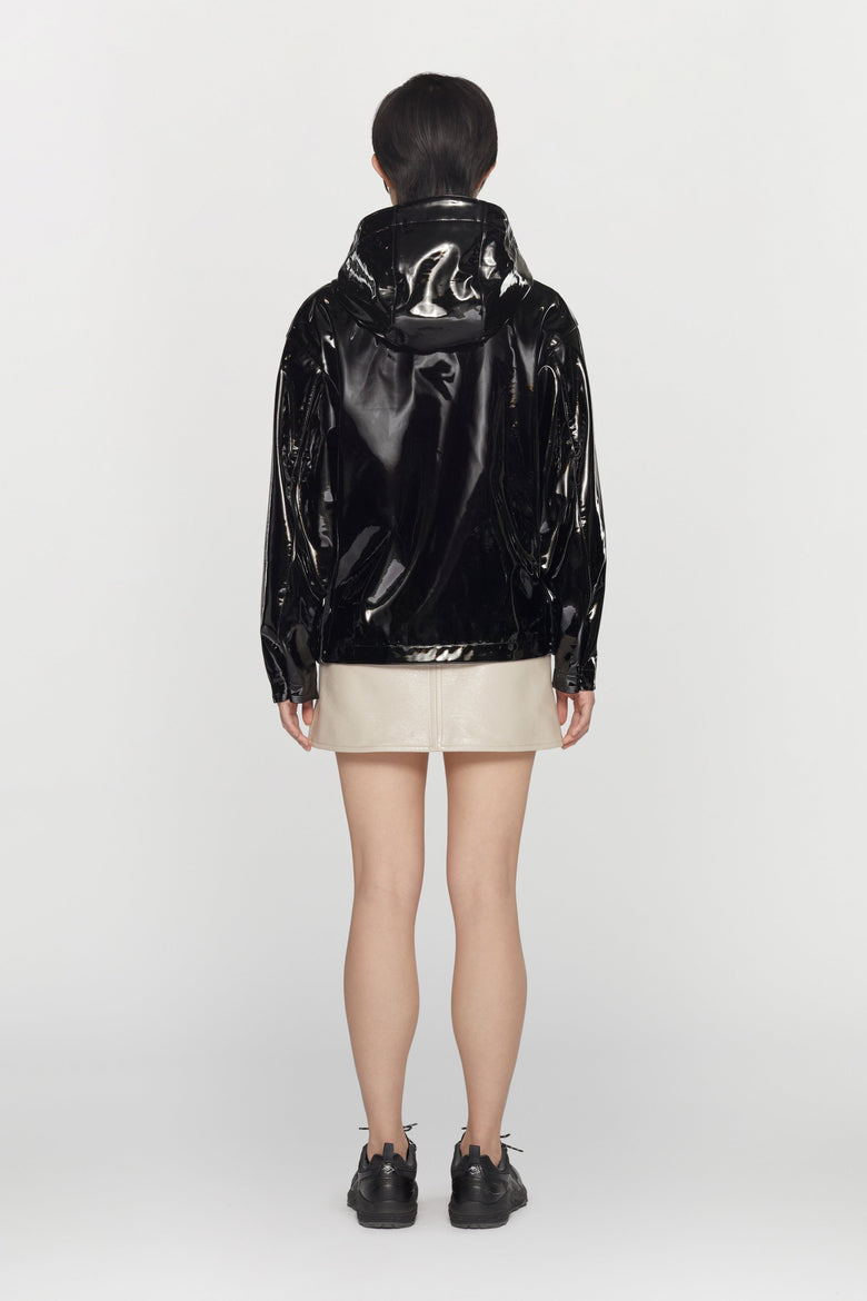 Giacca gender neutral in tessuto tecnico impermeabile e antivento