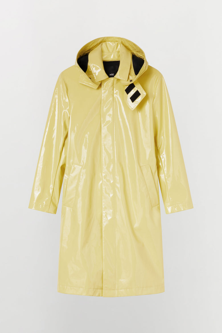 Gender neutral parka in waterproof and windproof technical fabric